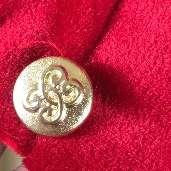 Vintage Anthony Richards Red Velvet Christmas dress size 14 - Picture 4 of 14